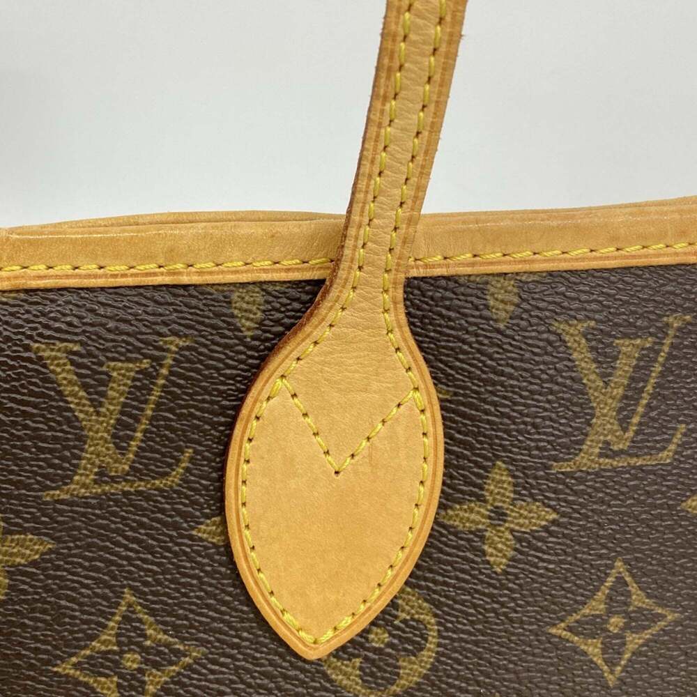 LOUIS VUITTON Brown Monogram Neverfull MM Tote Bag - Picture 10 of 11